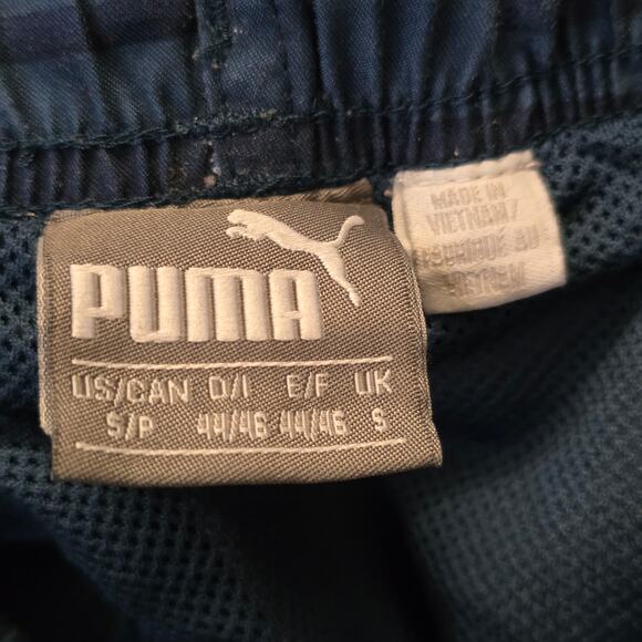 Ferrari Men’s Swim Trunks Blue Camo Patterned Board Shorts Size L - Picture 3 of 5